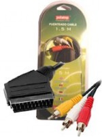 CABLE SCART a 3 RCA Macho